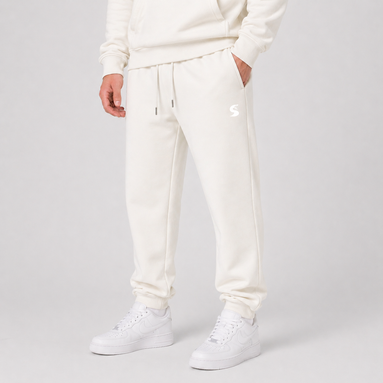 Calça Moletom COREFLEX - Off White