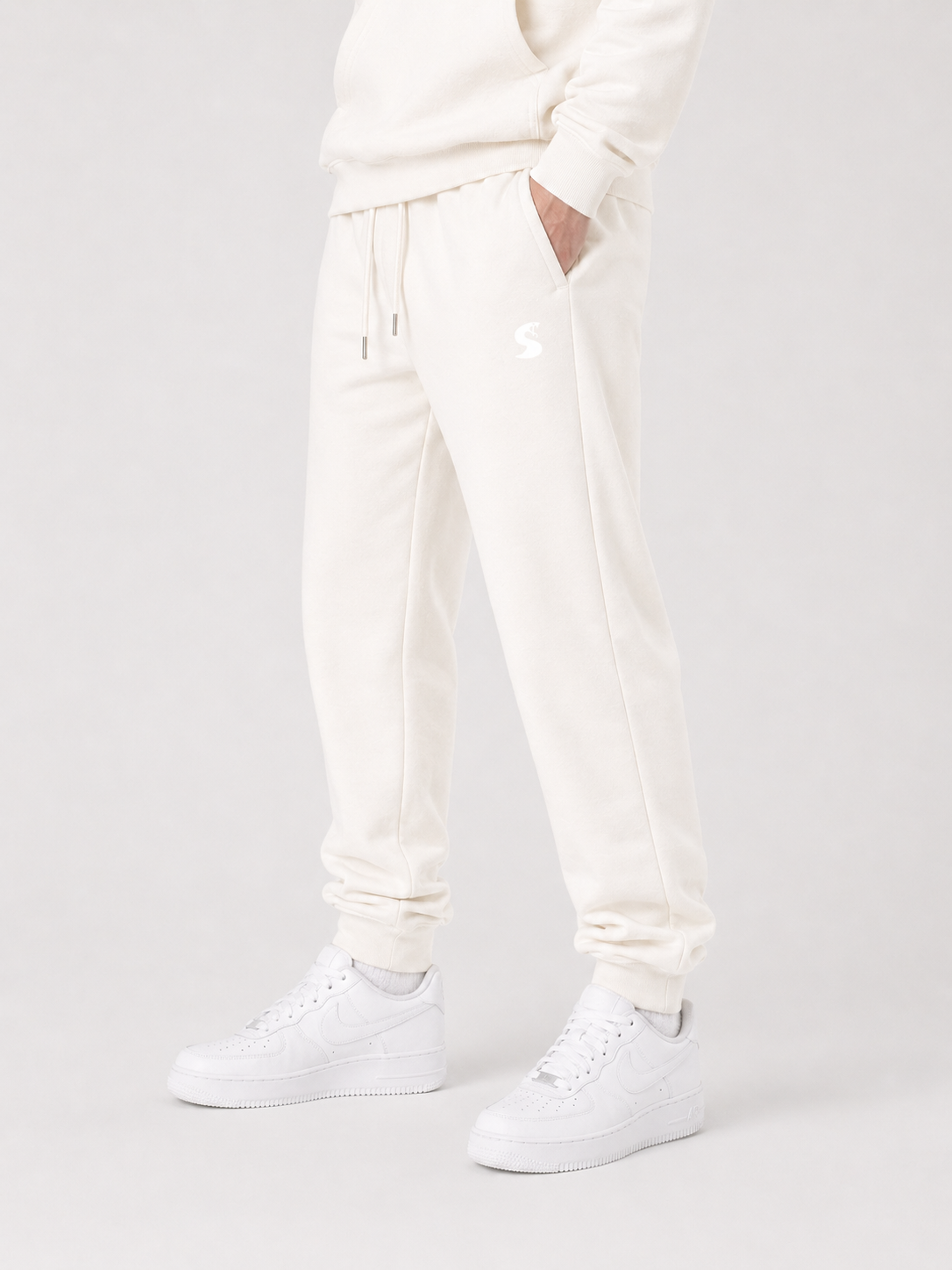 Calça Moletom COREFLEX - Off White