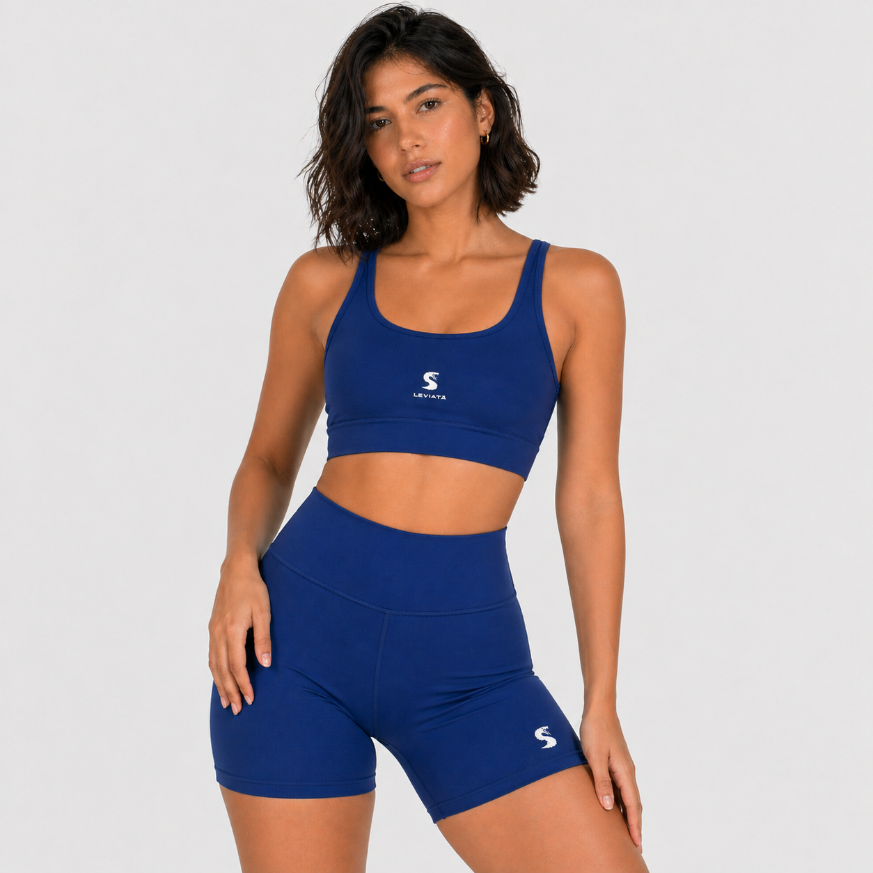Conjunto Basic Feminino Top e Short - Azul